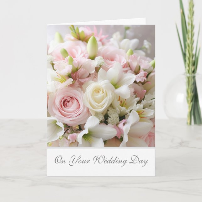 Tarjeta de Boda de novia (Anverso)