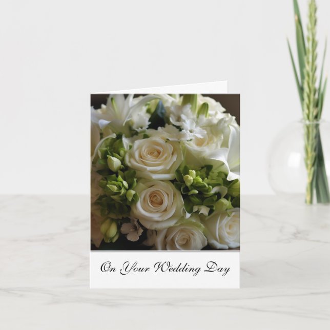 Tarjeta de Boda de novia (Anverso)