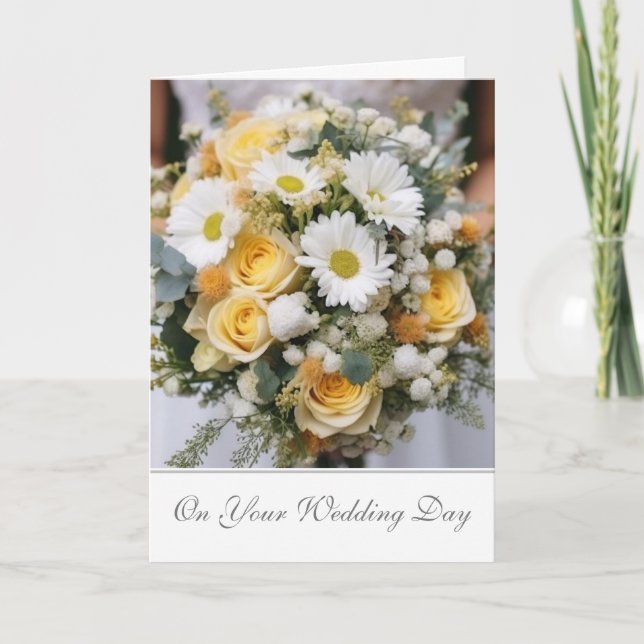 Tarjeta de Boda de novia (Anverso)