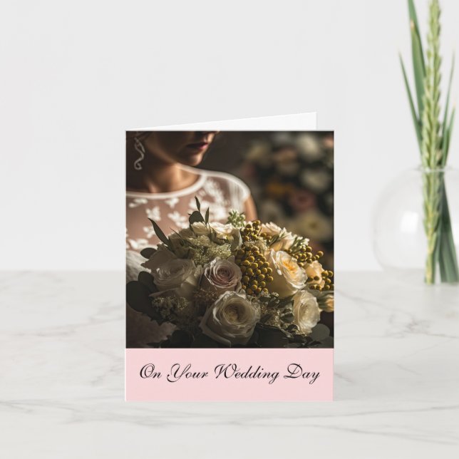 Tarjeta de Boda de novia (Anverso)