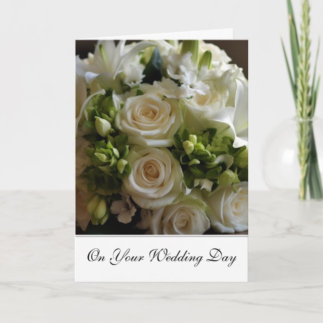 Tarjeta de Boda de novia (Anverso)