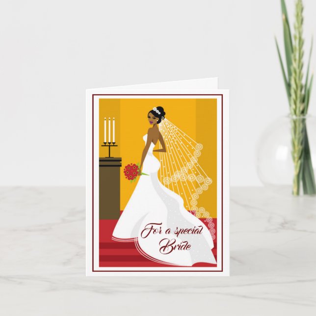 Tarjeta de Boda de novia (Anverso)