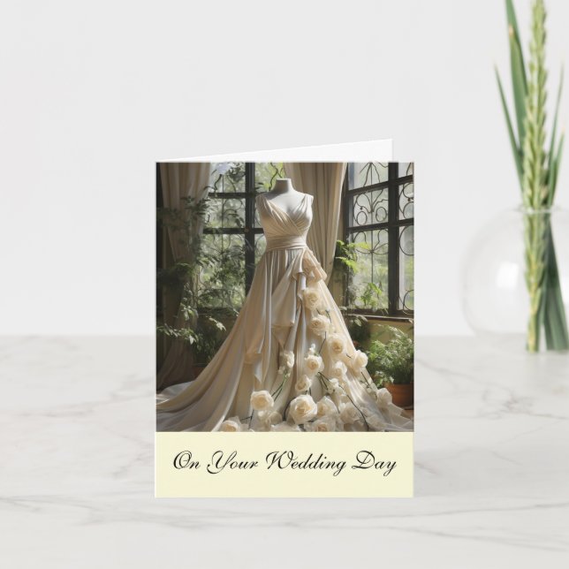 Tarjeta de Boda de novia (Anverso)