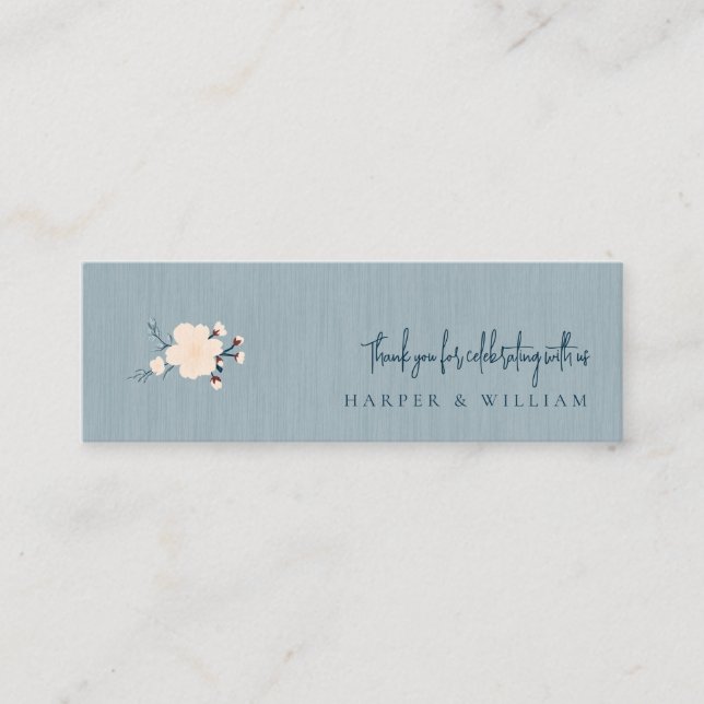 tarjeta de boda de redes sociales con código qr de (Anverso)