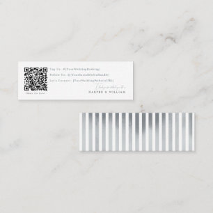 tarjeta de boda de redes sociales de código qr