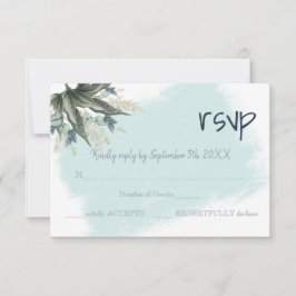 Tarjeta de Boda de respuesta RSVP
