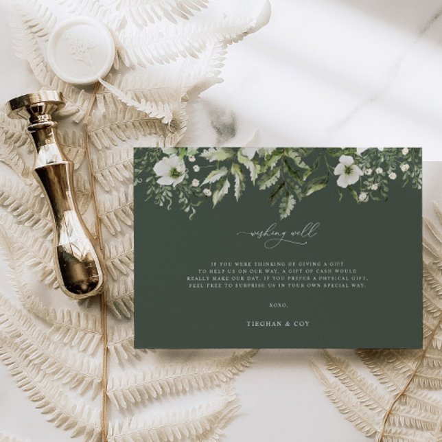 Tarjeta de Boda de solicitud de regalo de jardín d (Subido por el creador)