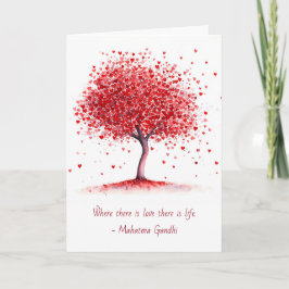 Tarjeta de boda Donde Hay Amor Hay Vida
