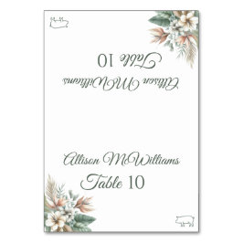 Tarjeta de boda-Elegancia tropical-Icono de cerdo-