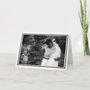 Tarjeta de Boda - Felicidades Señoras
