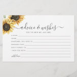 Tarjeta de Boda Floral de Eucalyptus para el giras<br><div class="desc">Crea un moderno Sunflower Floral y una carta de consejos para los bodas Eucalyptus con esta bonita plantilla con un bonito ramo rústico floral y una moderna tipografía simple. CONSEJO: En la colección que aparece a continuación se pueden encontrar tarjetas de suite boda como RSVP, programas de boda, carteles, tapiz,...</div>