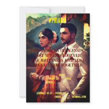 Tarjeta de boda india