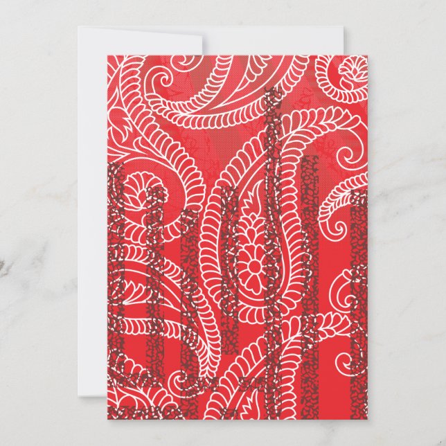 Tarjeta de Boda matrimonial | Diseño de invitación (Anverso)