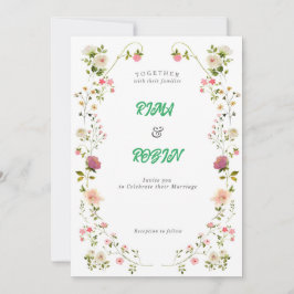 tarjeta de boda matrimonio