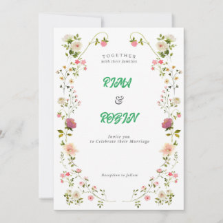 tarjeta de boda matrimonio
