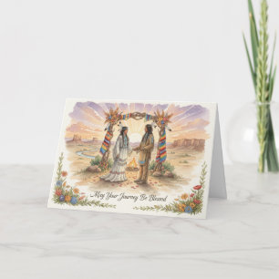 Tarjeta de Boda Nativo Americana