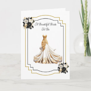 Tarjeta de Boda para Novia
