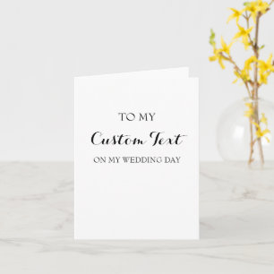 Tarjeta de boda personalizada