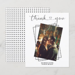 Tarjeta de Boda personalizada de fotografía de tip