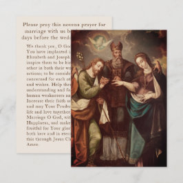 Tarjeta de Boda personalizada de la Iglesia Católi