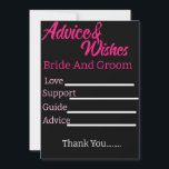 Tarjeta de Boda personalizada para novias y novias<br><div class="desc">Personaliza tu propia y moderna tarjeta de Boda Groom y Novia de Monograma Mínimo.</div>