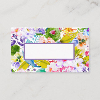 Tarjeta de Boda romántica floral morada moderna