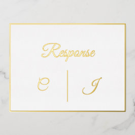 Tarjeta de Boda RSVP de respuesta