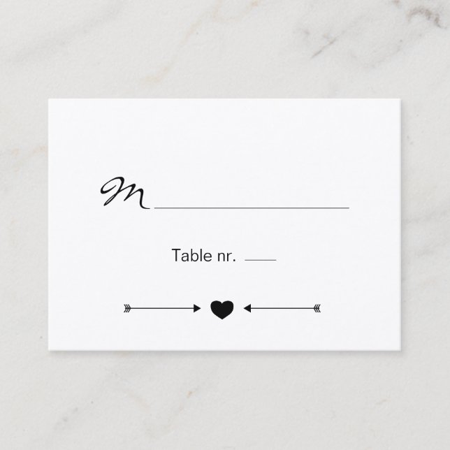 Tarjeta de Boda rústica romántica (Anverso)