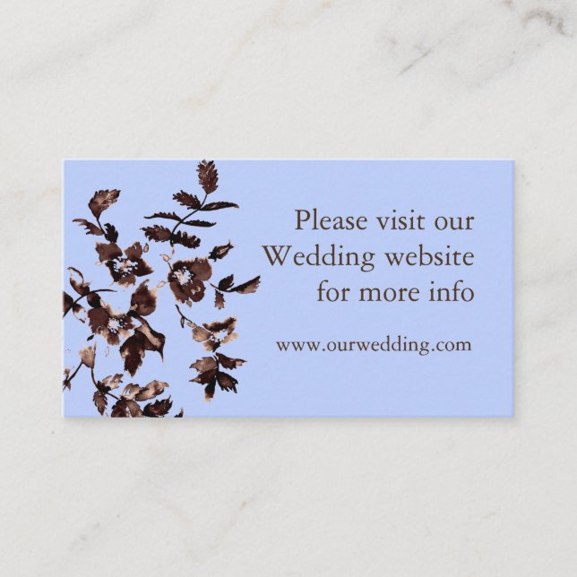 Tarjeta de boda rústica rosa de época (Anverso)