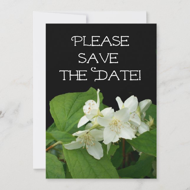 Tarjeta de boda "Save the Date" (Anverso)