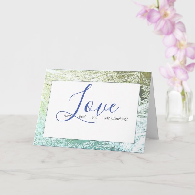 Tarjeta de boda, tarjeta de amor para la novia y e (Orquídea)