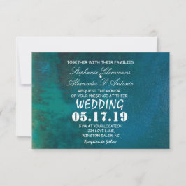 Tarjeta de Boda Tropical Destination Beach Sea