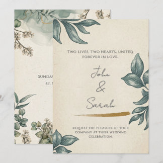 tarjeta de boda VINTAGE