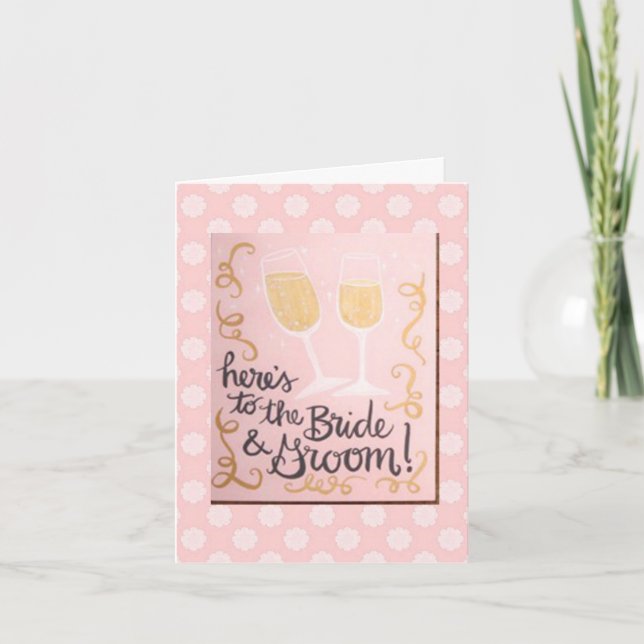 Tarjeta de Boda "WonMaravilloso Sindicato" (Anverso)