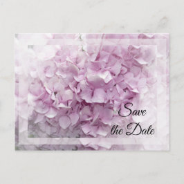 Tarjeta de bodas de Hortensia Rosa Suave para Guar