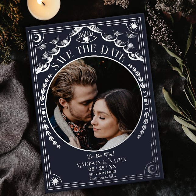 Tarjeta de bodas góticas del Tarot de Plata Save t (Subido por el creador)