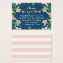Tarjeta de Boho floral moderna en Baby Shower