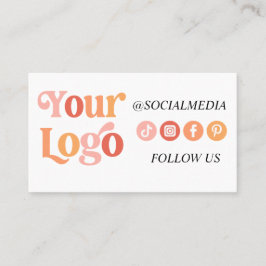 Tarjeta de boho personalizada moderna