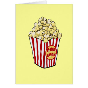 Tarjeta de bolsa de personalizado Popcorn