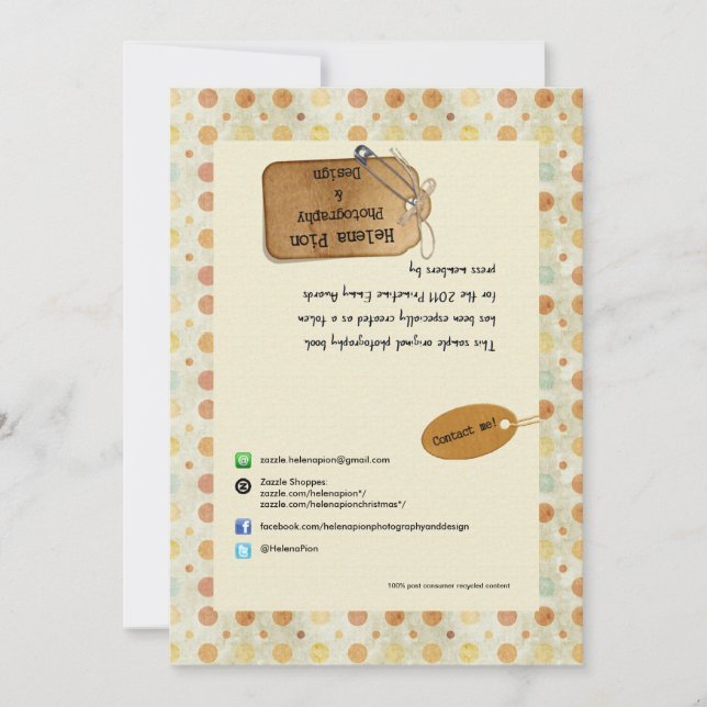 Tarjeta de bolsas de prensa (Anverso)