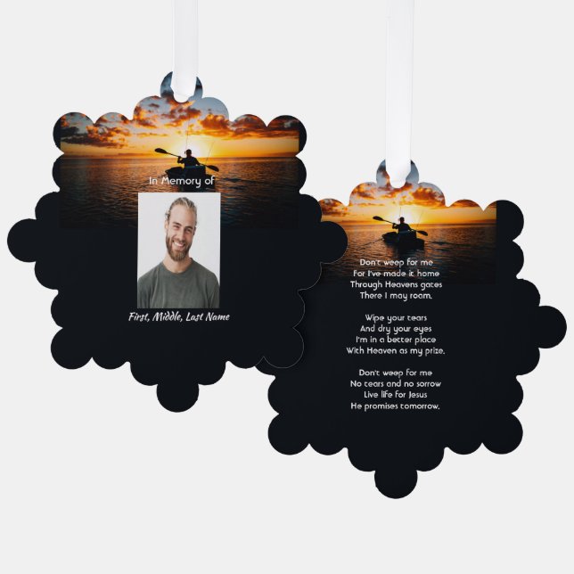 Tarjeta de bolsillo conmemorativa cristiana Kayaki (Anverso/Reverso)