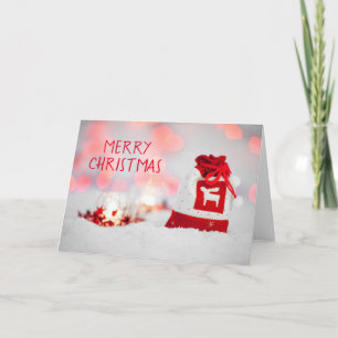 Tarjeta de bolso para navidades