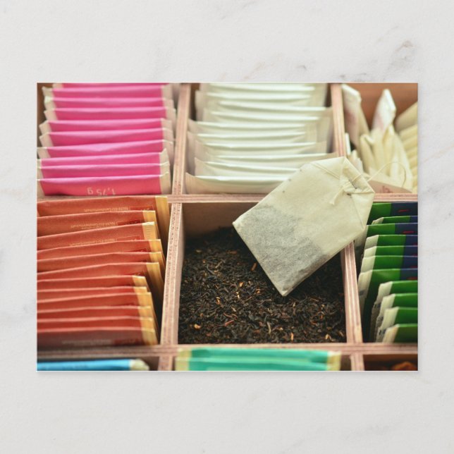 Tarjeta de bolsos de té (Anverso)