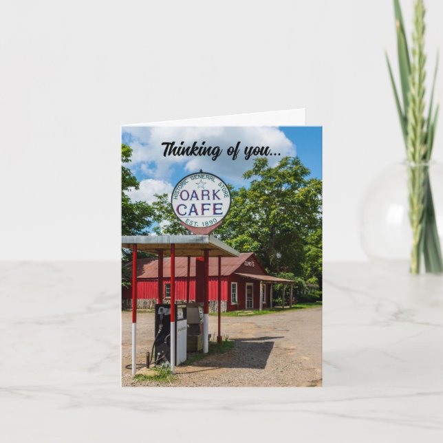 Tarjeta De Bombas De Gas De Oark Pensando En Tu Ta (Anverso)