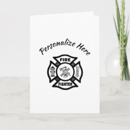 Tarjeta de bombero
