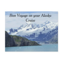 Tarjeta de Bon Voyage para un crucero por Alaska