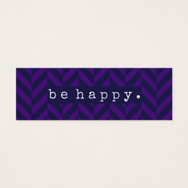 Tarjeta de bondad de ser feliz al azar (Frente)