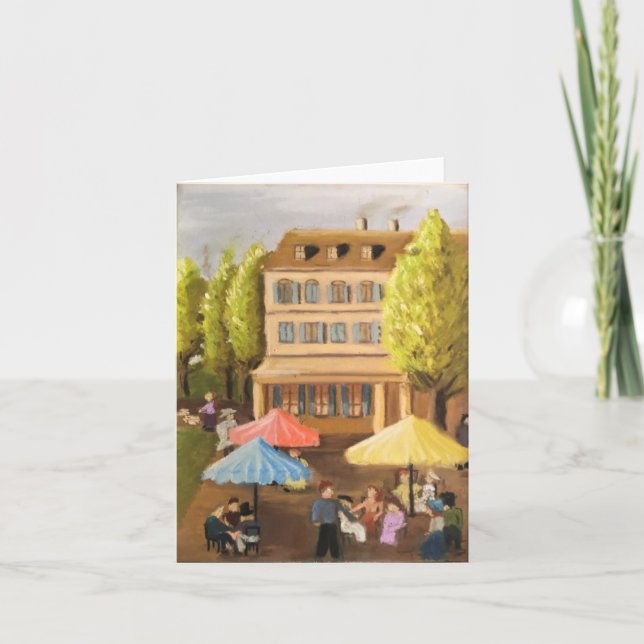 tarjeta de bonito parisienne (Anverso)