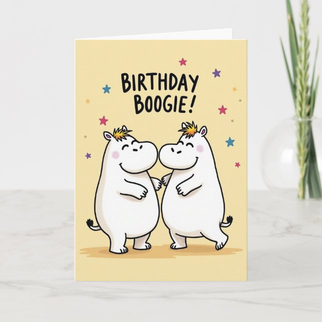 Tarjeta de Boogie de Criatura Alegre (Anverso)