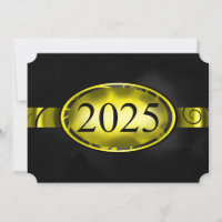 Tarjeta de botón floral amarillo y negro 2025